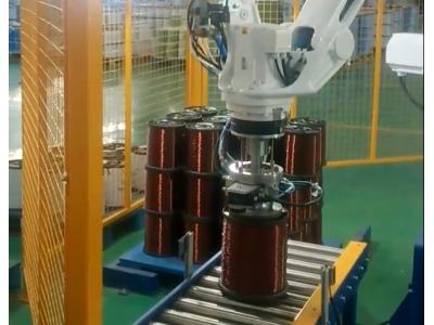 漆包线行业：华洋铜业视觉引导机器人案例展示